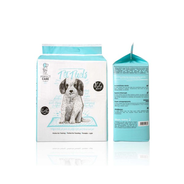 PERFECT CARE ΠΑΝΕΣ PET PADS 60x60 (100 τμχ) PERFECT CARE ΠΑΝΕΣ PET PADS 60x60 (100 τμχ)