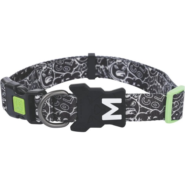 MPETS URBAN STYLE FREESTYLE BLACK & WHITE DOG ΚΟΛΑΡΟ LG 38-66CM
