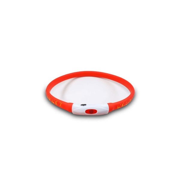 GLEE ΦΩΤΙΖΟΜΕΝΟ ΠΕΡΙΛΑΙΜΙΟ ΑΣΦΑΛΕΙΑΣ ΚΟΚΚΙΝΟ MD 55CM