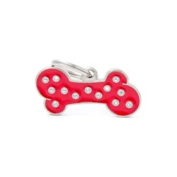 ΤΑΥΤΟΤΗΤΑ CHIC BONE RED .. Σκύλος ΤΑΥΤΟΤΗΤΑ CHIC BONE RED .. Σκύλος