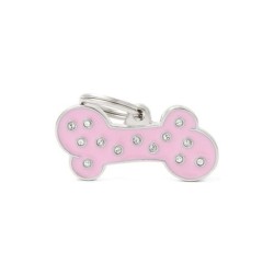 ΤΑΥΤΟΤΗΤΑ CHIC BONE PINK .. Σκύλος ΤΑΥΤΟΤΗΤΑ CHIC BONE PINK .. Σκύλος