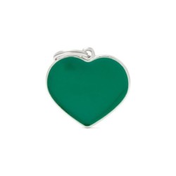 ΤΑΥΤΟΤΗΤΑ BASIC HANDMADE HEART GREEN Σκύλος ΤΑΥΤΟΤΗΤΑ BASIC HANDMADE HEART GREEN Σκύλος
