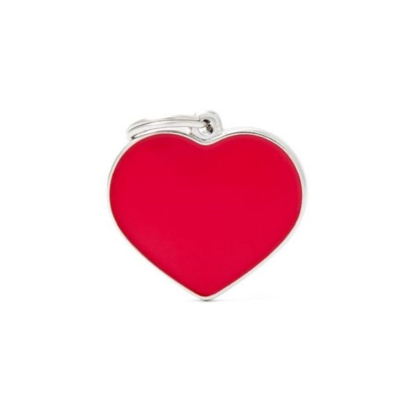 ΤΑΥΤΟΤΗΤΑ BASIC HANDMADE HEART RED Σκύλος ΤΑΥΤΟΤΗΤΑ BASIC HANDMADE HEART RED Σκύλος