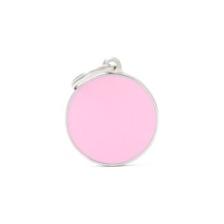 ΤΑΥΤΟΤΗΤΑ BASIC HANDMADE CIRCLE PINK Σκύλος