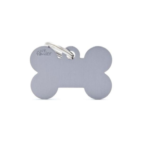 ΤΑΥΤΟΤΗΤΑ BASIC ALUMINIUM BONE GREY Σκύλος
