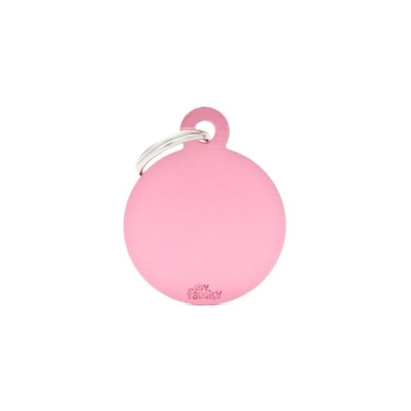 ΤΑΥΤΟΤΗΤΑ BASIC ALUMINIUM CIRCLE PINK ΤΑΥΤΟΤΗΤΑ BASIC ALUMINIUM CIRCLE PINK