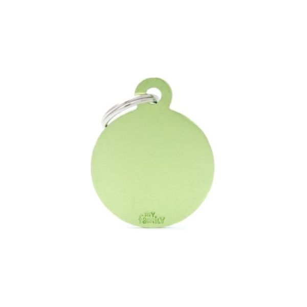 ΤΑΥΤΟΤΗΤΑ BASIC ALUMINIUM CIRCLE GREEN Σκύλος