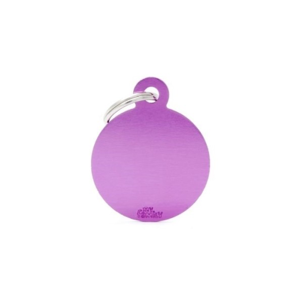 ΤΑΥΤΟΤΗΤΑ BASIC ALUMINIUM CIRCLE PURPLE ΤΑΥΤΟΤΗΤΑ BASIC ALUMINIUM CIRCLE PURPLE