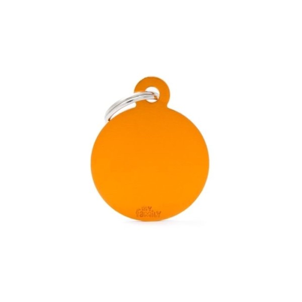 ΤΑΥΤΟΤΗΤΑ BASIC ALUMINIUM CIRCLE ORANGE ΤΑΥΤΟΤΗΤΑ BASIC ALUMINIUM CIRCLE ORANGE