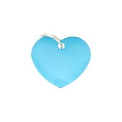 ΤΑΥΤΟΤΗΤΑ BASIC ALUMINIUM HEART LIGHT BLUE Σκύλος ΤΑΥΤΟΤΗΤΑ BASIC ALUMINIUM HEART LIGHT BLUE Σκύλος