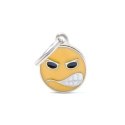 ΤΑΥΤΟΤΗΤΑ CHARMS EMOTICON ANGRY .. Σκύλος ΤΑΥΤΟΤΗΤΑ CHARMS EMOTICON ANGRY .. Σκύλος