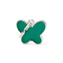 ΤΑΥΤΟΤΗΤΑ CHARMS BUTTERFLY GREEN Σκύλος ΤΑΥΤΟΤΗΤΑ CHARMS BUTTERFLY GREEN Σκύλος