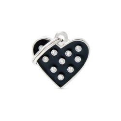 ΤΑΥΤΟΤΗΤΑ CHIC HEART BLACK Σκύλος ΤΑΥΤΟΤΗΤΑ CHIC HEART BLACK Σκύλος