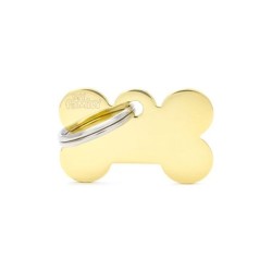 ΤΑΥΤΟΤΗΤΑ BASIC GOLD&CHROME SMALL BONE GOLDEN Σκύλος ΤΑΥΤΟΤΗΤΑ BASIC GOLD&CHROME SMALL BONE GOLDEN Σκύλος
