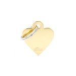 ΤΑΥΤΟΤΗΤΑ BASIC GOLD&CHROME SMALL HEART GOLDEN .. ΤΑΥΤΟΤΗΤΑ BASIC GOLD&CHROME SMALL HEART GOLDEN ..