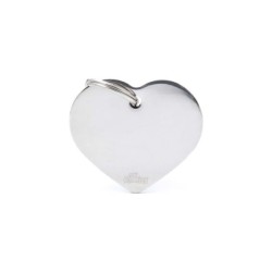 ΤΑΥΤΟΤΗΤΑ BASIC GOLD&CHROME BIG HEART Σκύλος ΤΑΥΤΟΤΗΤΑ BASIC GOLD&CHROME BIG HEART Σκύλος
