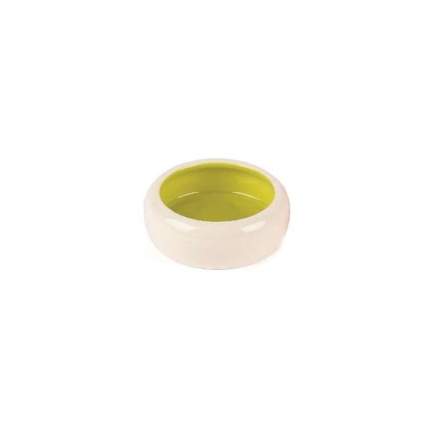 HAPPY PET ANTI-SPLASH CERAMIC PET BOWL GREEN HAPPY PET ANTI-SPLASH CERAMIC PET BOWL GREEN