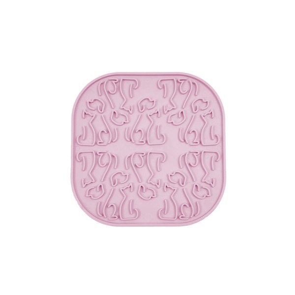FIBOO LICKING MAT LOLLIPOP ΡΟΖ 19cm
