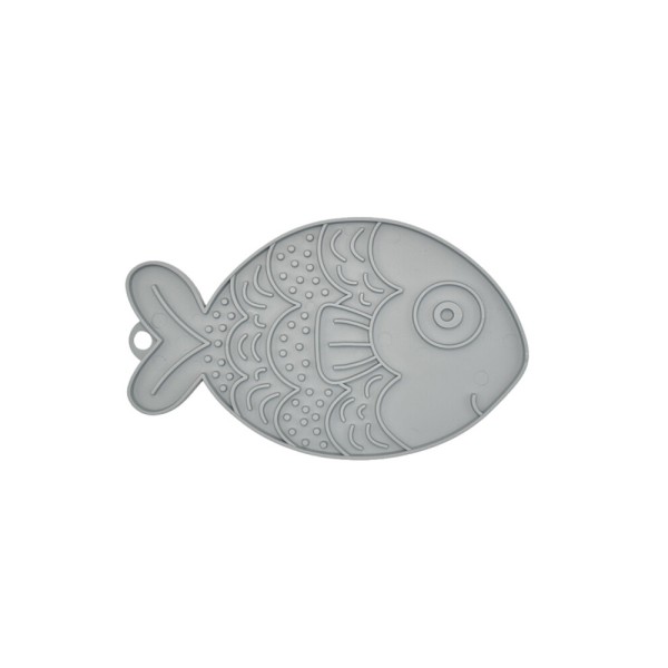 FIBOO LICKING MAT FISHKA ΓΚΡΙ 21cm FIBOO LICKING MAT FISHKA ΓΚΡΙ 21cm
