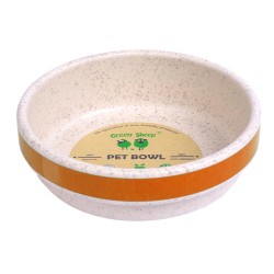 GREEN SHEEP RECYCLED PLASTIC DOG BOWL ORANGE MEDIUM GREEN SHEEP RECYCLED PLASTIC DOG BOWL ORANGE MEDIUM