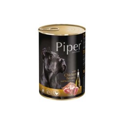 PIPER ΚΟΝΣΕΡΒΑ ΣΚΥΛΟΥ ADULT ΚΑΡΔΙΑ ΚΟΤΟ & ΚΑΣΤΑΝΟ ΡΥΖΙ 400GR