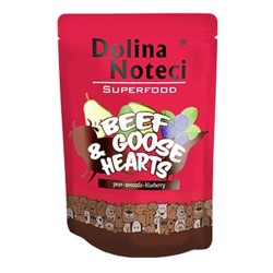 DOLINA ΦΑΚΕΛΑΚΙ ΣΚΥΛΟΥ ADULT SUPER FOOD ΒΟΔΙΝΟ&ΚΑΡΔΙΕΣ ΧΗΝΑΣ 300GR