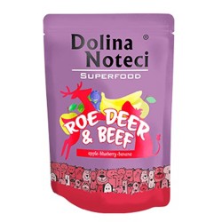 DOLINA ΦΑΚΕΛΑΚΙ ΣΚΥΛΟΥ ADULT SUPER FOOD ΖΑΡΚΑΔΙ&ΒΟΔΙΝΟ 300GR