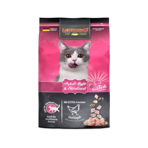 LEONARDO LIGHT STERILISED 1.8KG LEONARDO LIGHT STERILISED 1.8KG