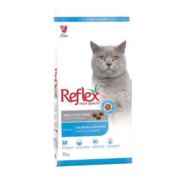 REFLEX ADULT CAT SALMON & ANCHOVY 15kg REFLEX ADULT CAT SALMON & ANCHOVY 15kg