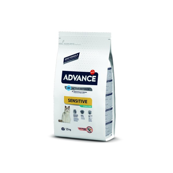 ADVANCE CAT ADULT SENSITIVE STERILIZED SALMON 1,5kg ADVANCE CAT ADULT SENSITIVE STERILIZED SALMON 1,5kg