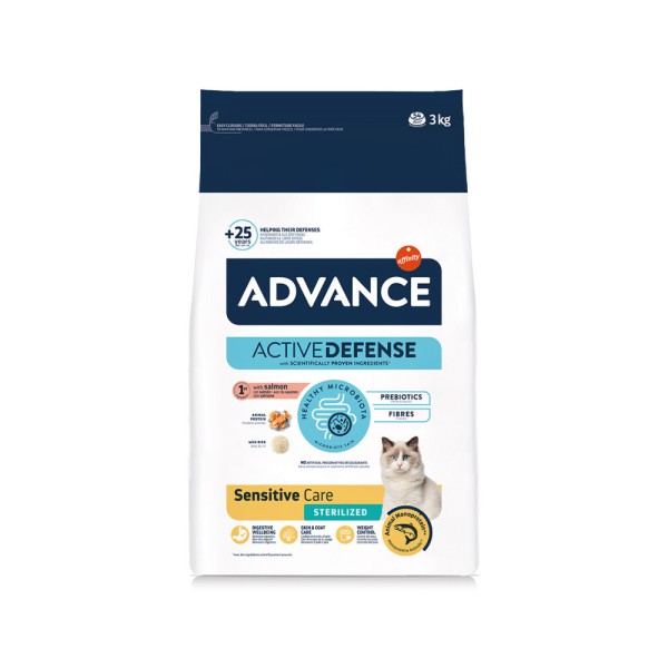 ADVANCE CAT ADULT SENSITIVE STERILIZED SALMON 3kg