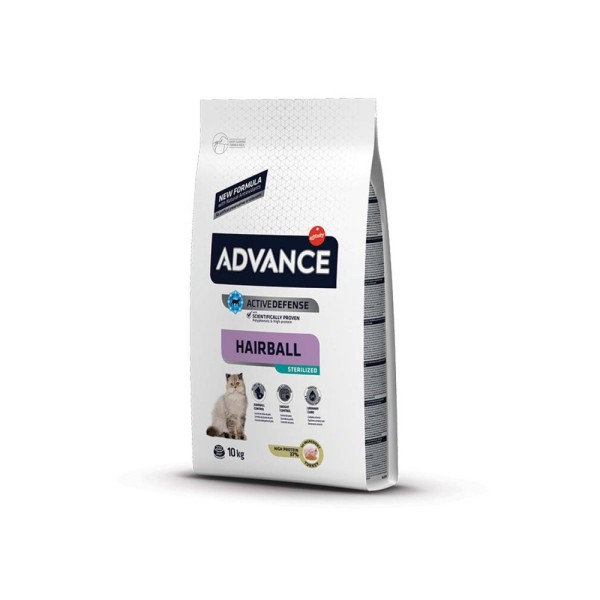 ADVANCE CAT HAIRBALL STERILIZED 10kg ADVANCE CAT HAIRBALL STERILIZED 10kg