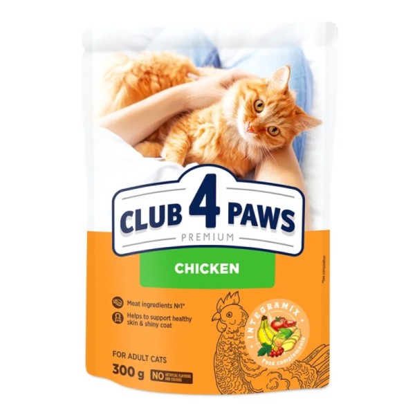 CLUB 4 PAWS CAT ADULT ΚΟΤΟΠΟΥΛΟ 300GR