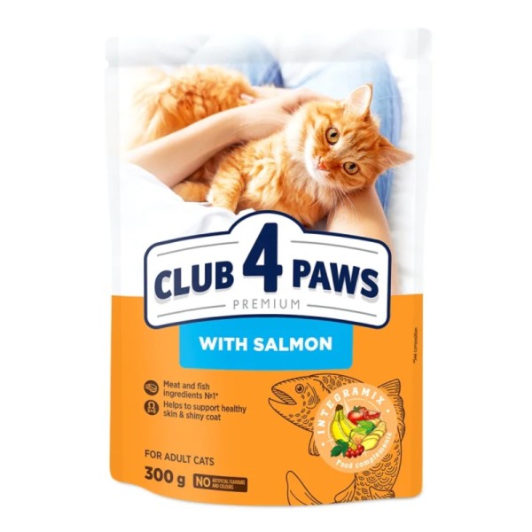 CLUB 4 PAWS CAT ADULT ΣΟΛΟΜΟ 300GR