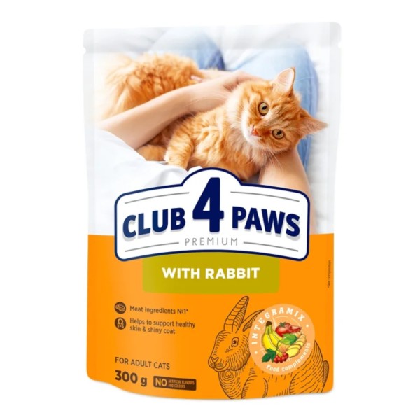 CLUB 4 PAWS CAT ADULT ΚΟΥΝΕΛΙ 300GR