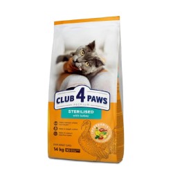 CLUB 4 PAWS CAT STERILISED ΓΑΛΟΠΟΥΛΑ 14KG