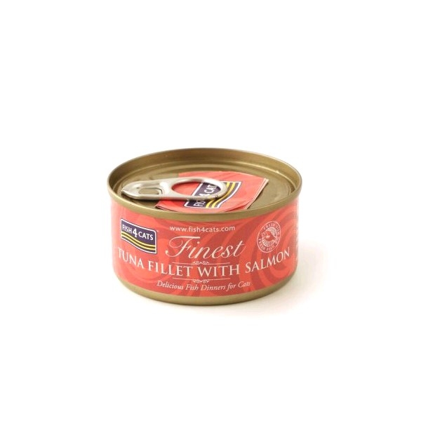 FISH4CATS ΦΙΛΕΤΟ ΤΟΝΟ ΜΕ ΣΟΛΟΜΟ 70gr FISH4CATS ΦΙΛΕΤΟ ΤΟΝΟ ΜΕ ΣΟΛΟΜΟ 70gr