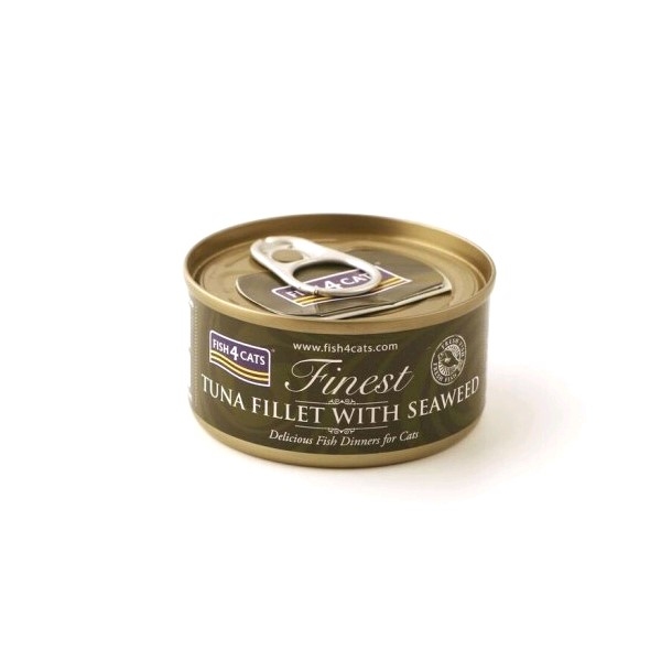FISH4CATS ΦΙΛΕΤΟ ΤΟΝΟΥ ΜΕ ΦΥΚΙΑ 70gr FISH4CATS ΦΙΛΕΤΟ ΤΟΝΟΥ ΜΕ ΦΥΚΙΑ 70gr