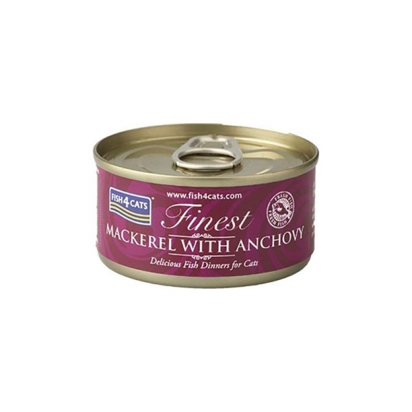 FISH4CATS FINEST ΣΚΟΥΜΠΡΙ & ΓΑΥΡΟΣ 70gr FISH4CATS FINEST ΣΚΟΥΜΠΡΙ & ΓΑΥΡΟΣ 70gr