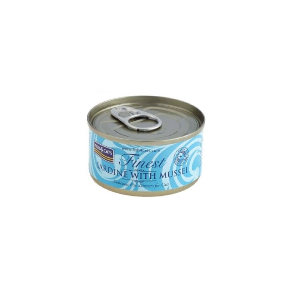 FISH4CATS FINEST ΣΑΡΔΕΛΑ & ΜΥΔΙ 70gr FISH4CATS FINEST ΣΑΡΔΕΛΑ & ΜΥΔΙ 70gr