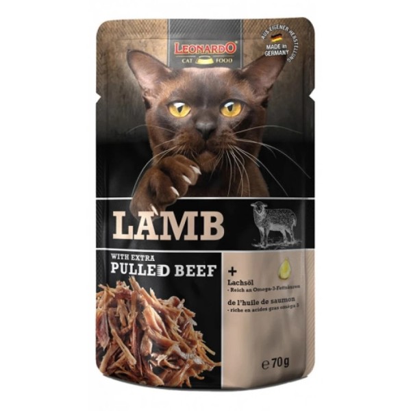 LEONARDO LAMB & PULLED BEEF ΦΑΚΕΛΑΚΙΑ 70GR LEONARDO LAMB & PULLED BEEF ΦΑΚΕΛΑΚΙΑ 70GR