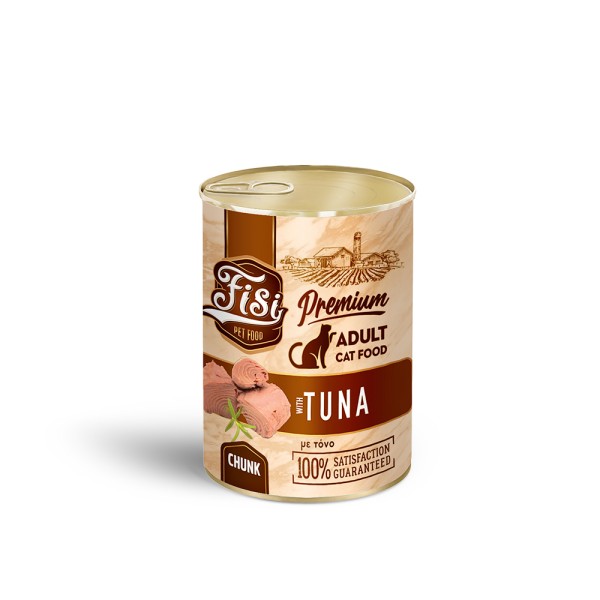 FISI CAT ADULT ΤΟΝΟΣ ΣΕ ΣΑΛΤΣΑ 400gr FISI CAT ADULT ΤΟΝΟΣ ΣΕ ΣΑΛΤΣΑ 400gr