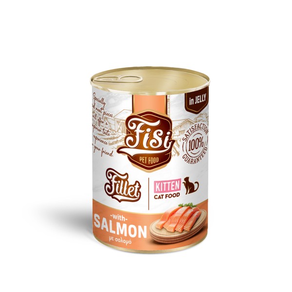 FISI FILLET KITTEN ΣΟΛΩΜΟΣ ΣΕ ΖΕΛΕ 400GR FISI FILLET KITTEN ΣΟΛΩΜΟΣ ΣΕ ΖΕΛΕ 400GR