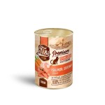 FISI CAT STERILIZED ΣΟΛΟΜΟΣ ΜΕ ΓΑΡΙΔΕΣ & ΚΑΡΟΤΑ ΣΕ ΣΑΛΤΣΑ 400gr