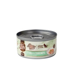 FISI PURE MEAT CAT ADULT ΤΟΝΟΣ & ΓΑΡΙΔΕΣ 80gr FISI PURE MEAT CAT ADULT ΤΟΝΟΣ & ΓΑΡΙΔΕΣ 80gr
