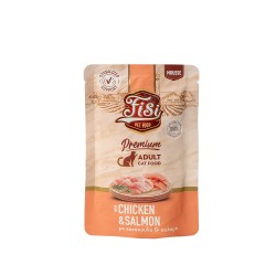 FISI MOUSSE CAT ADULT ΚΟΤΟΠΟΥΛΟ & ΣΟΛΟΜΟΣ 80gr FISI MOUSSE CAT ADULT ΚΟΤΟΠΟΥΛΟ & ΣΟΛΟΜΟΣ 80gr