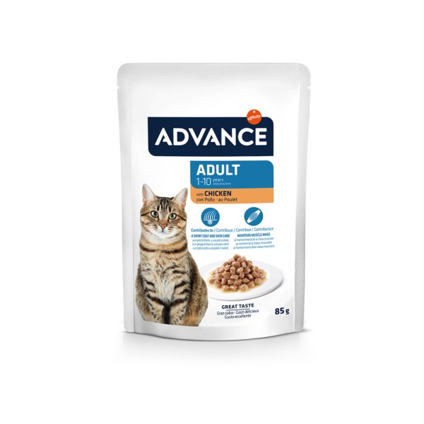 ADVANCE CAT WET ADULT CHICKEN 85 gr ADVANCE CAT WET ADULT CHICKEN 85 gr