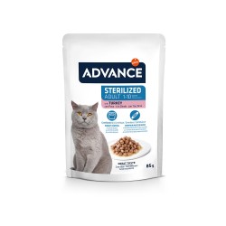 ADVANCE CAT WET STERILISED TURKEY 85 gr ADVANCE CAT WET STERILISED TURKEY 85 gr