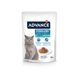 ADVANCE CAT WET STERLISED CODFISH 85 gr ADVANCE CAT WET STERLISED CODFISH 85 gr