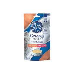 EGEO CAT CREAMY SALMON & CRANBERRY 5x15gr EGEO CAT CREAMY SALMON & CRANBERRY 5x15gr